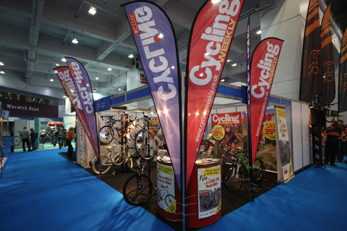 Cycling Weekly stand, Cycle Show 2010, Friday Cycling Weekly stand, Cycle Show 2010, Friday