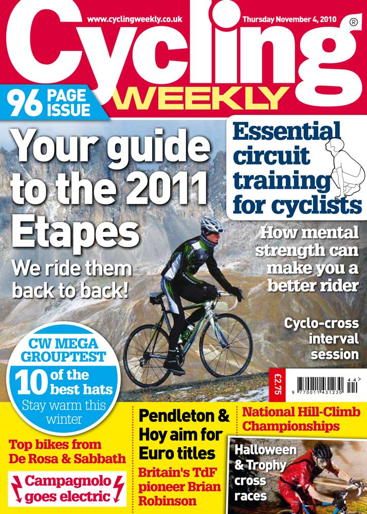 Cycling Weekly November 4 2010 cover Cycling Weekly November 4 2010 cover