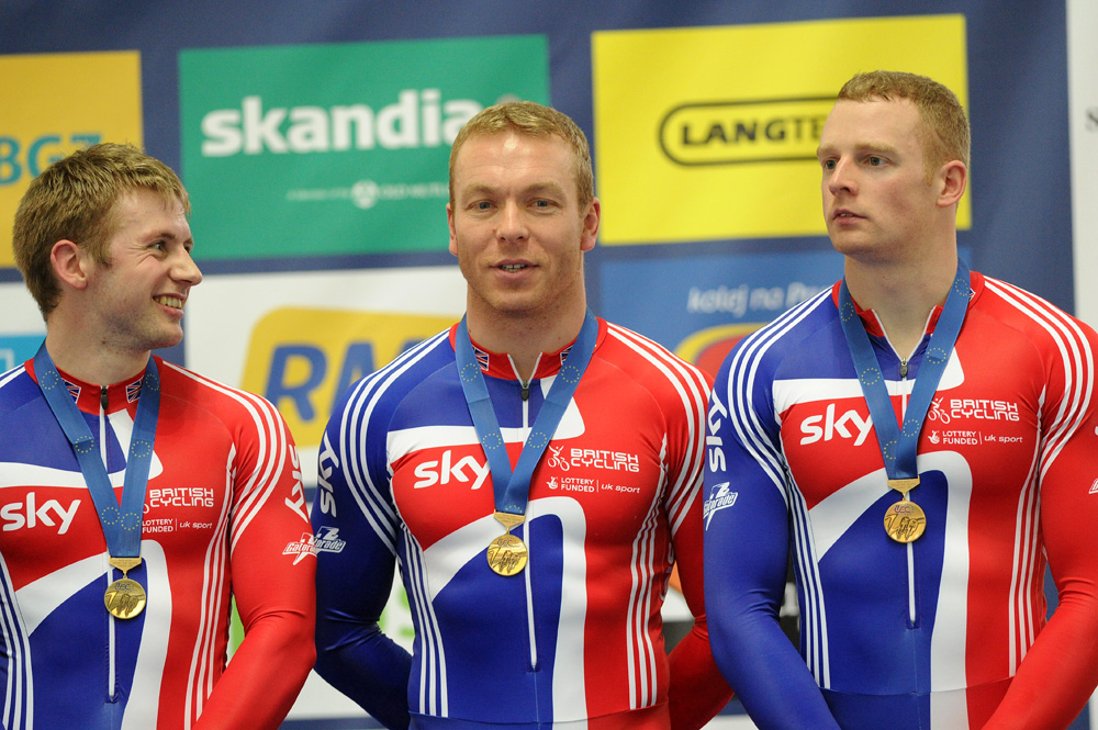 GB team sprinters win bronze, European Track Championships 2010