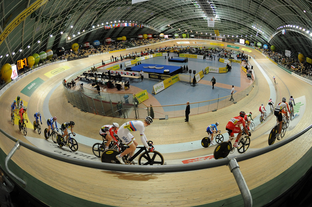 Omnium points race, European Track Championships 2010, day two Omnium points race, European Track Championships 2010, day two