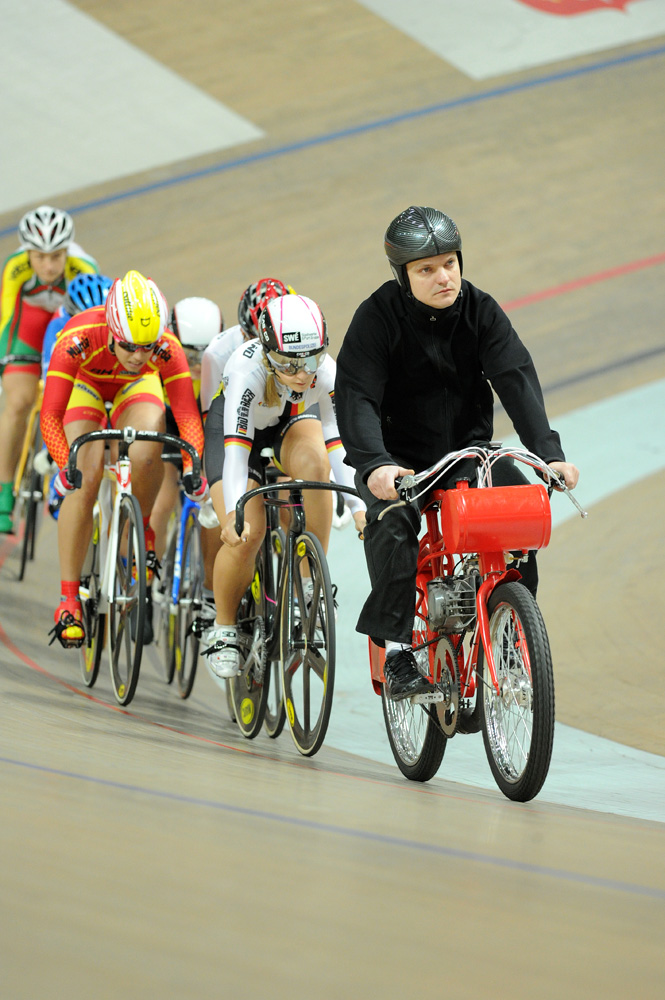 Women's keirin, Day three morning session, European Track Championships 2010