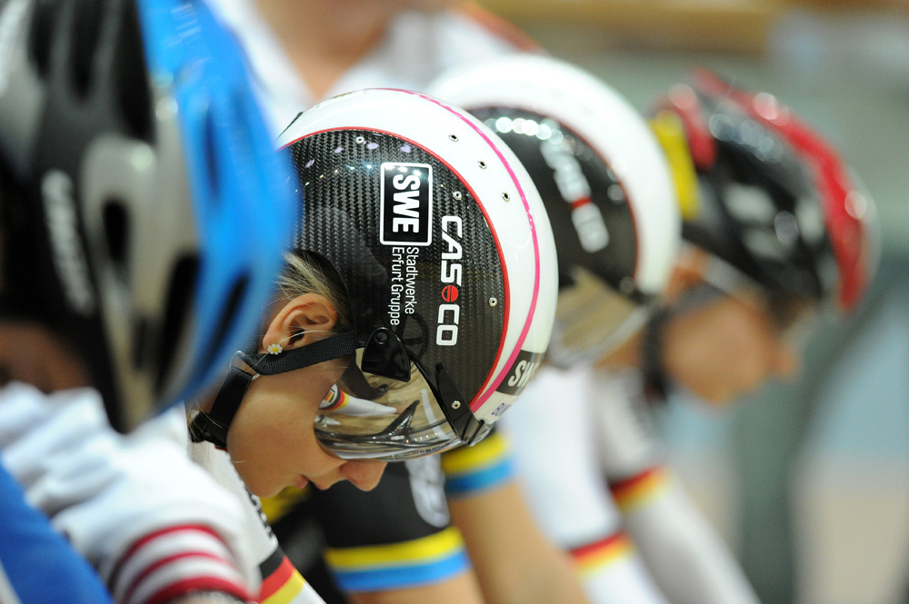Women's keirin, Day three morning session, European Track Championships 2010