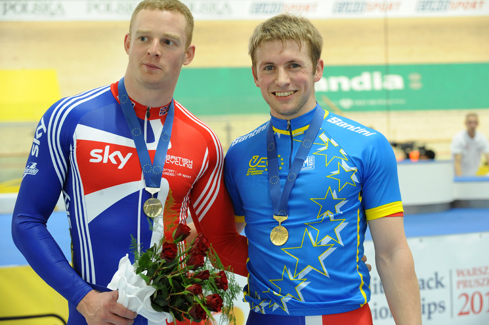 Matt Crampton and Jason Kenny, European Track Championships 2010 Matt Crampton and Jason Kenny, European Track Championships 2010