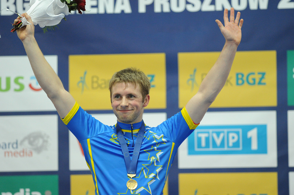 Jason Kenny wins keirin, European Track Championships 2010 Jason Kenny wins keirin, European Track Championships 2010