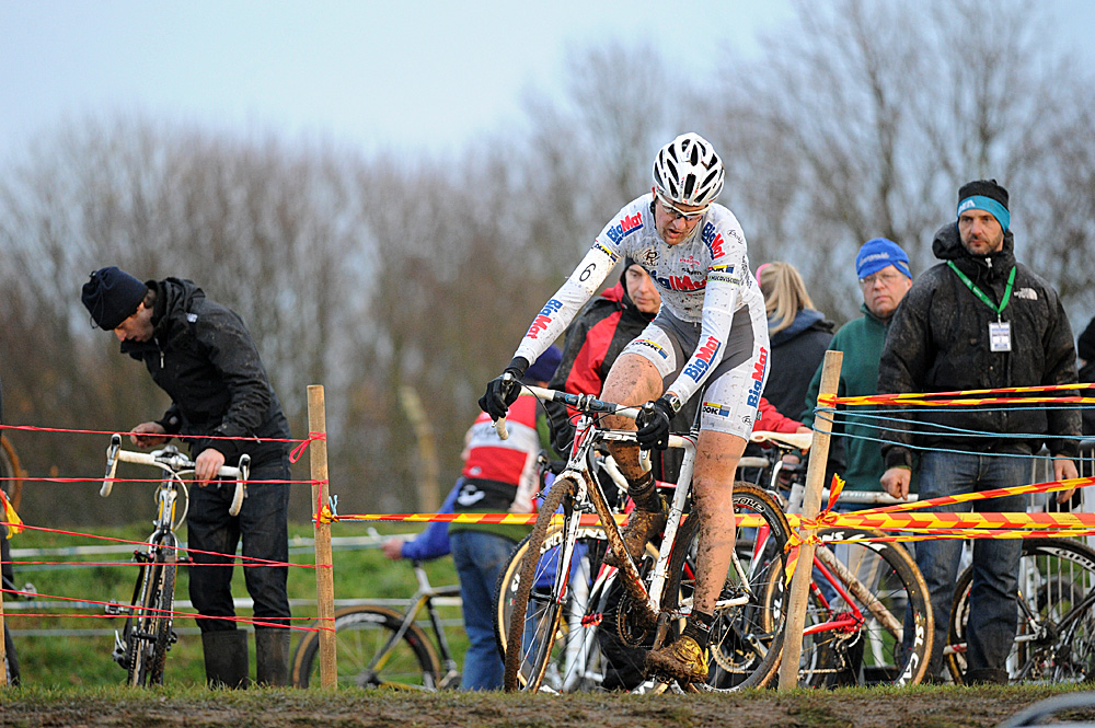 Nicolas Bazin, men's winner, National Trophy CX 2010 round 3, Mallroy Park Nicolas Bazin, men's winner, National Trophy CX 2010 round 3, Mallroy Park