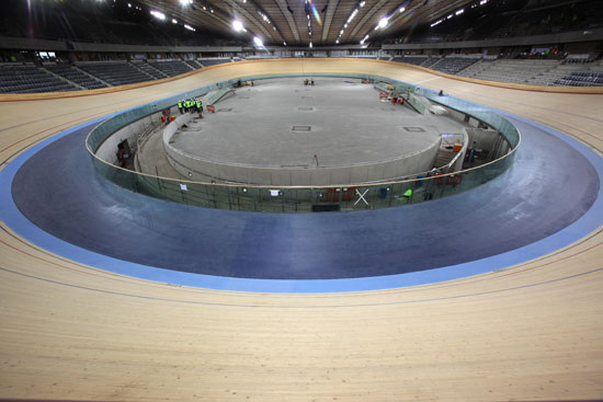 London 2012 Olympic Games velodrome, track London 2012 Olympic Games velodrome, track