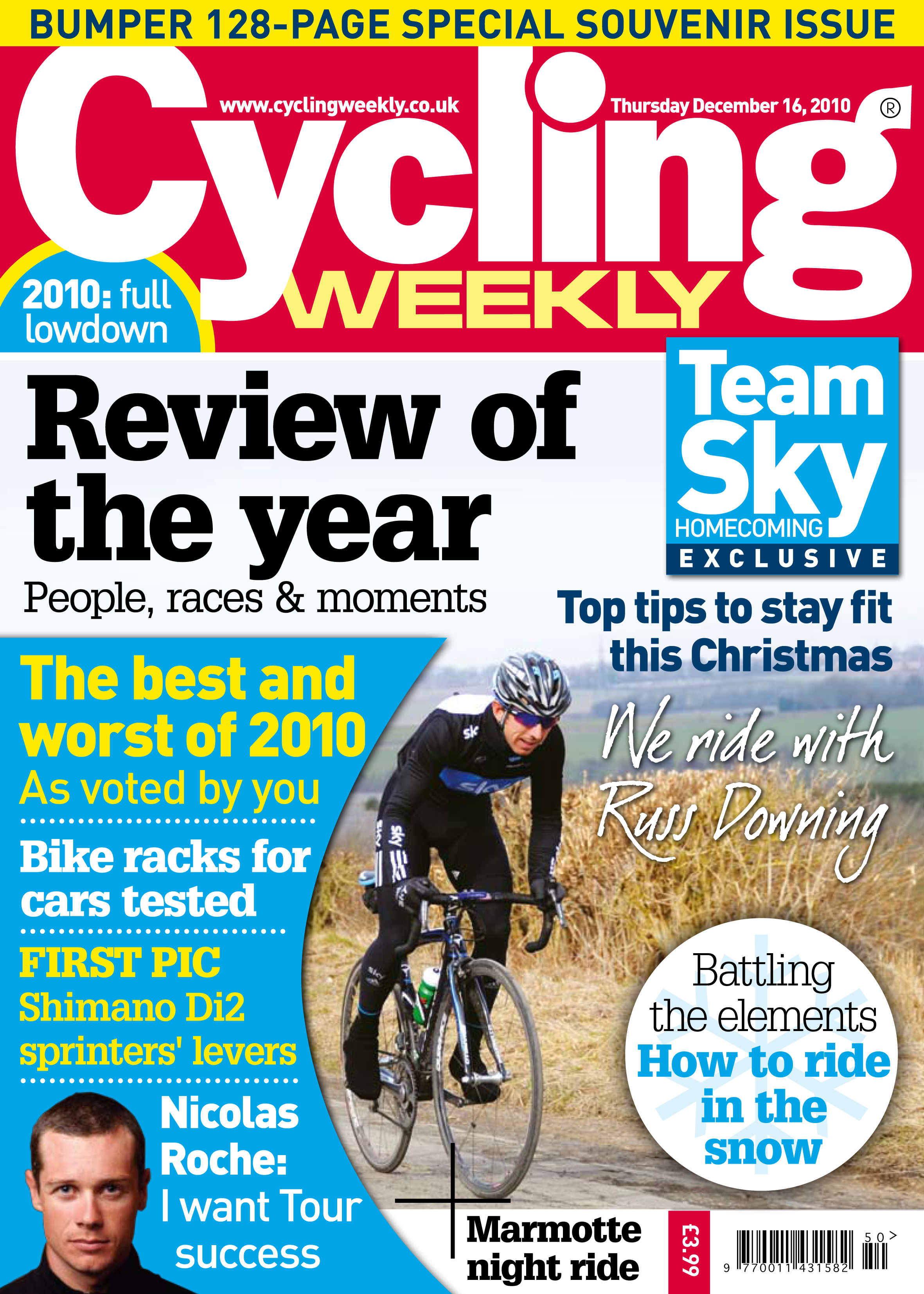 Cycling Weekly December 16 2010 issue Cycling Weekly December 16 2010 issue