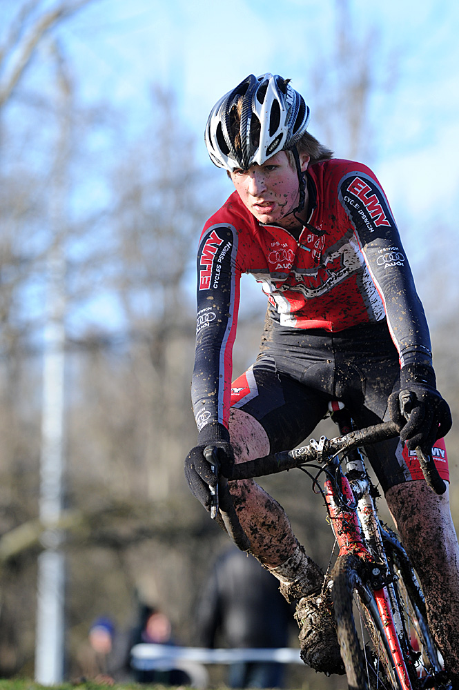 Hugo Robinson, Junior winner, Cyclo-Cross National Championships 2011