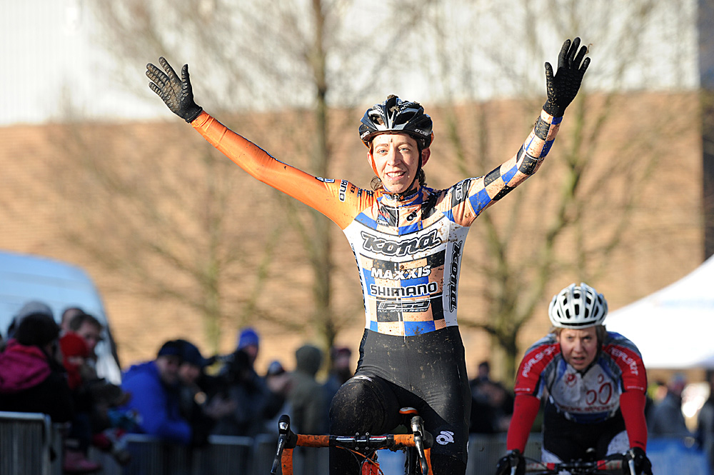 Helen Wyman wins senior women's race, Cyclo-Cross National Championships 2011 Helen Wyman wins senior women's race, Cyclo-Cross National Championships 2011
