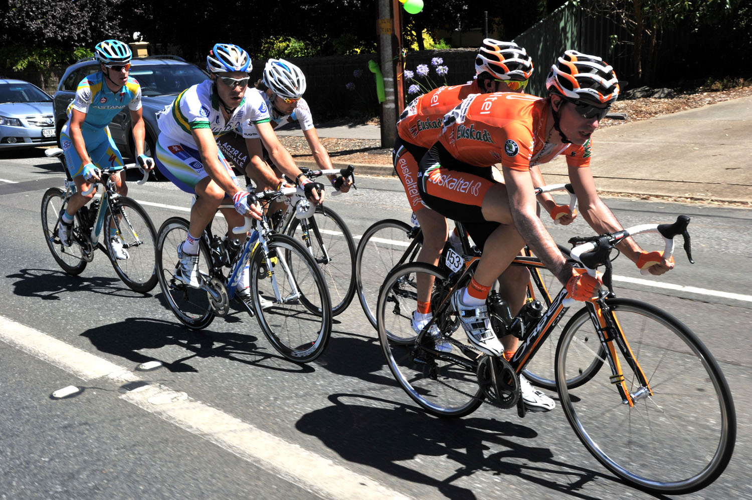 Mingiez escape, Tour Down Under 2011, stage one
