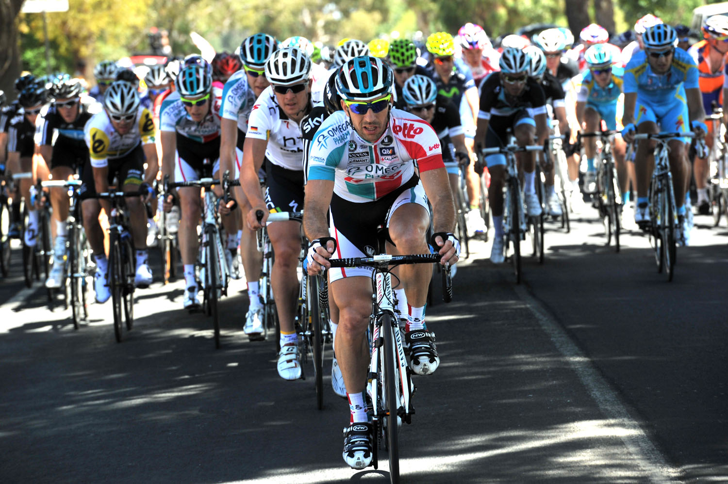 Reynes chase, Tour Down Under 2011, stage one