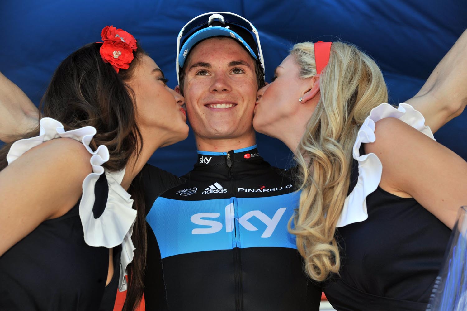 Ben Swift, stage winner, Tour Down Under 2011 stage two Ben Swift, stage winner, Tour Down Under 2011 stage two
