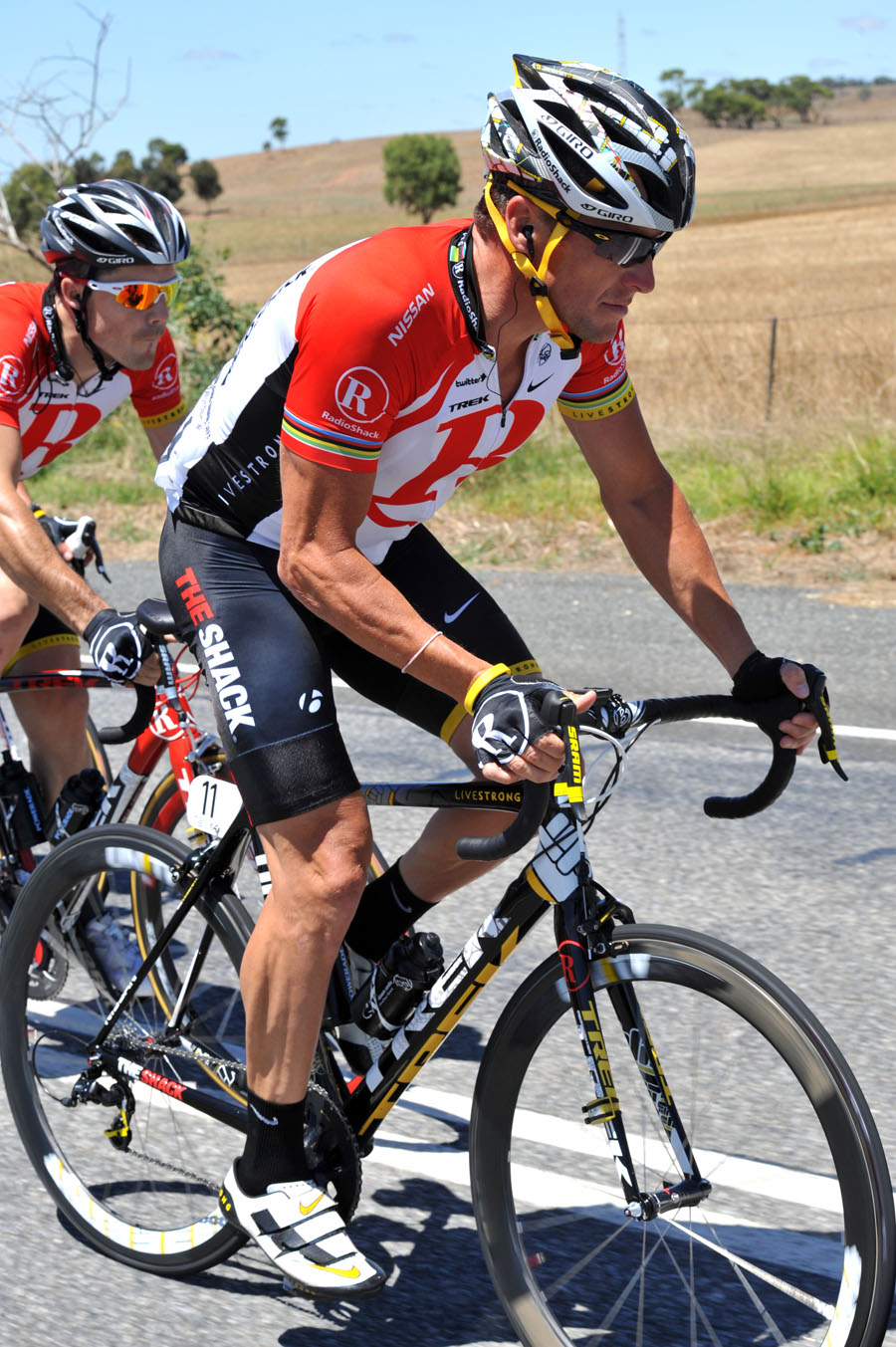 Lance Armstrong, Tour Down Under 2011, stage two
