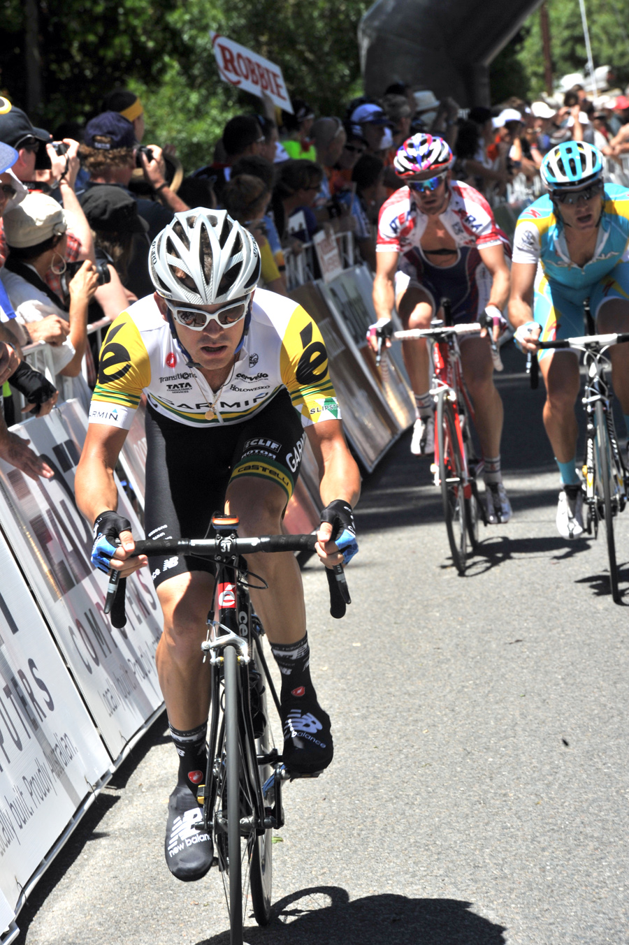 Jack Bobridge attacks, Tour Down Under 2011, stage three