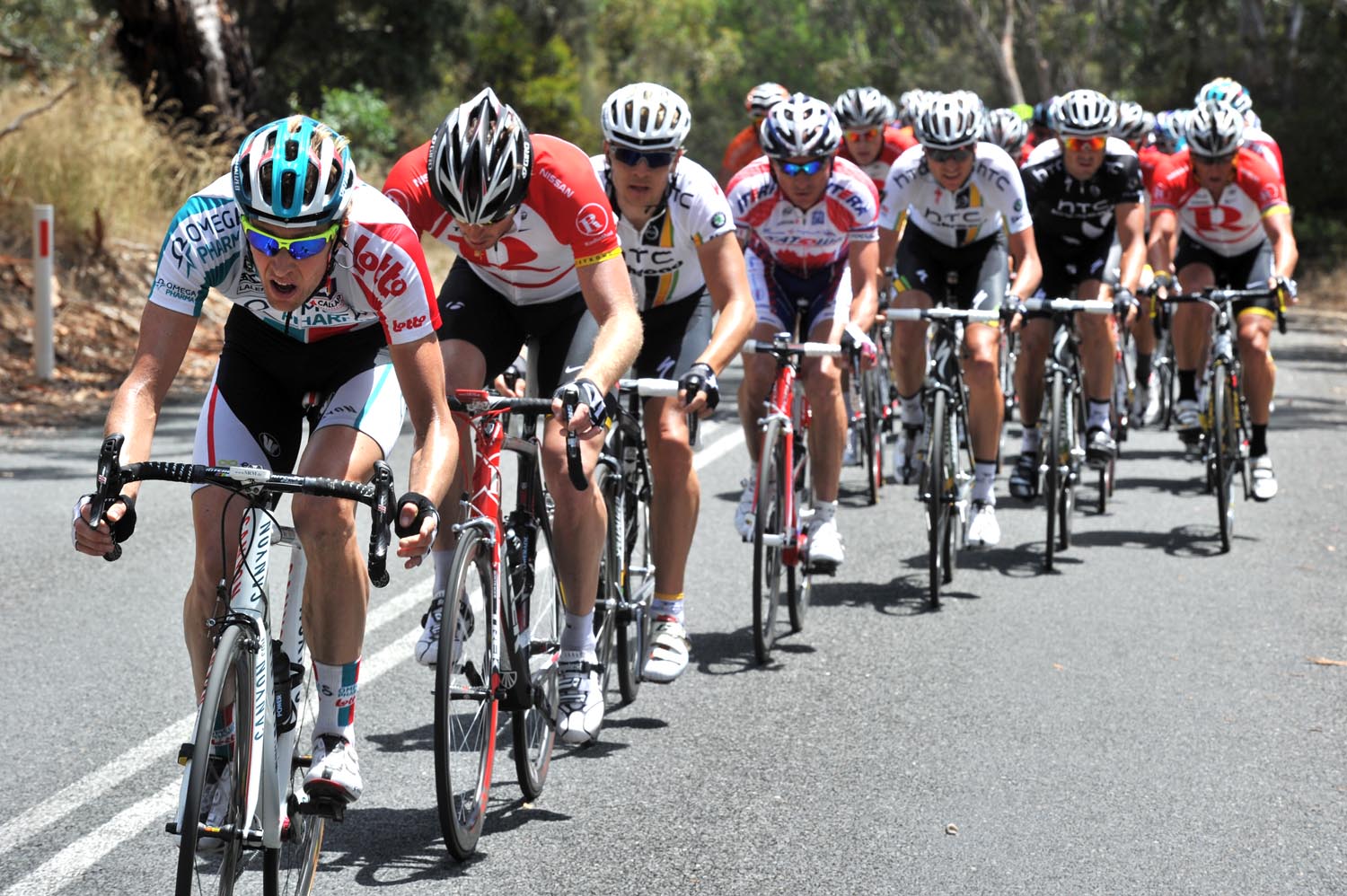 Omega Pharma chase, Tour Down Under 2011, stage four