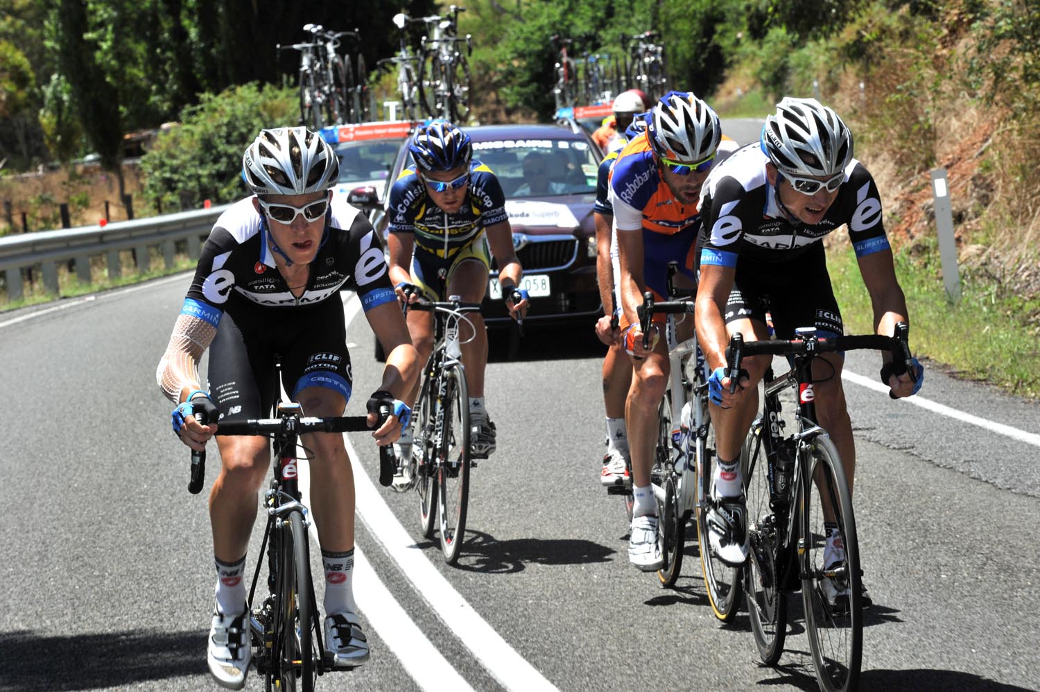 Cameron Meyer, Matt Wilson escape, Tour Down Under 2011, stage four