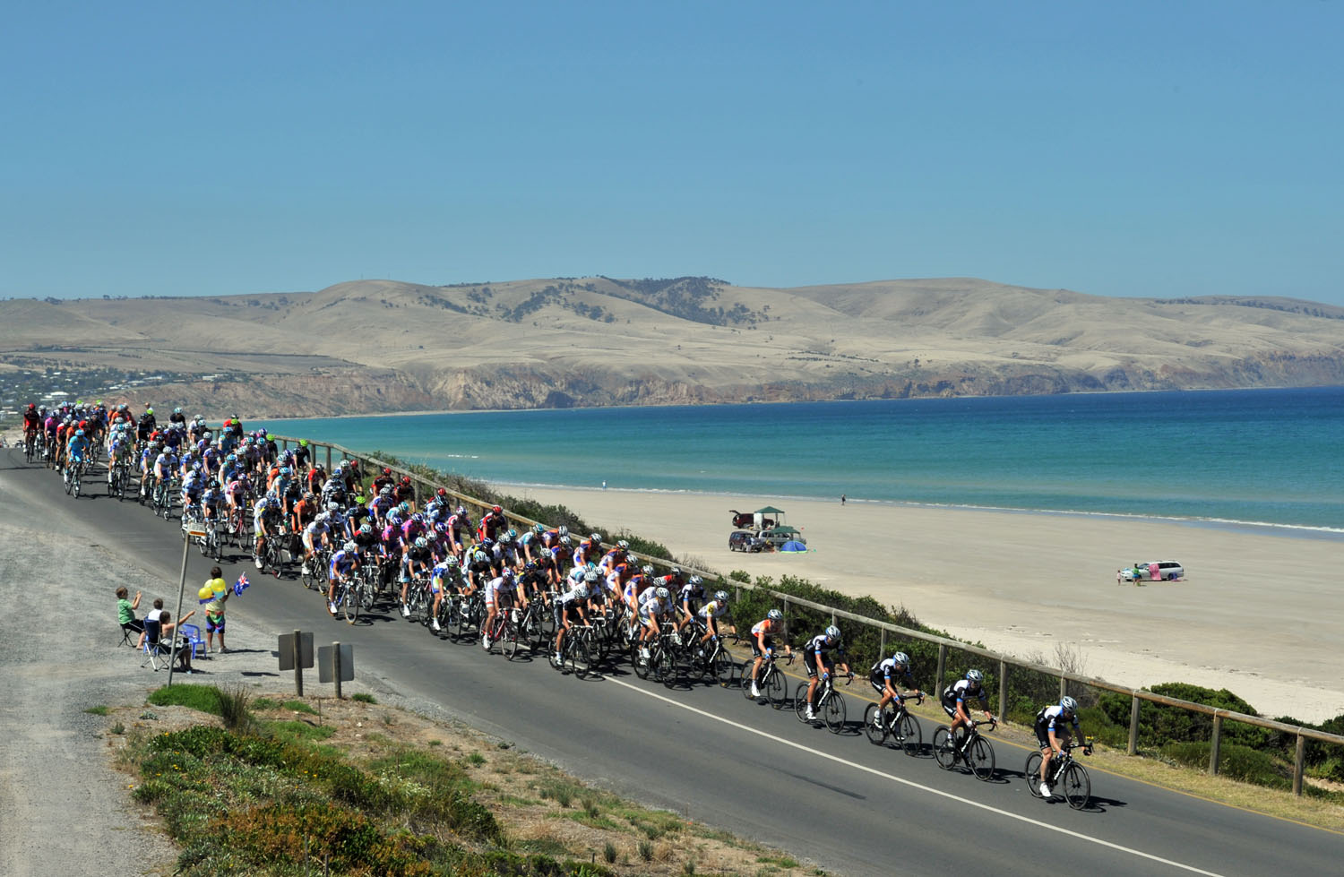 Aldinga beach, Tour Down Under 2011, stage five