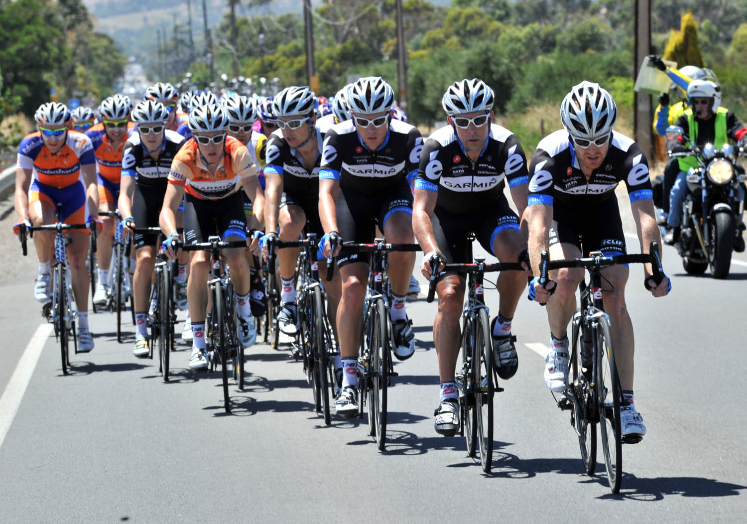 Tyler Farrar and Garmin-Cervelo, Tour Down Under 2011, stage five Tyler Farrar and Garmin-Cervelo, Tour Down Under 2011, stage five