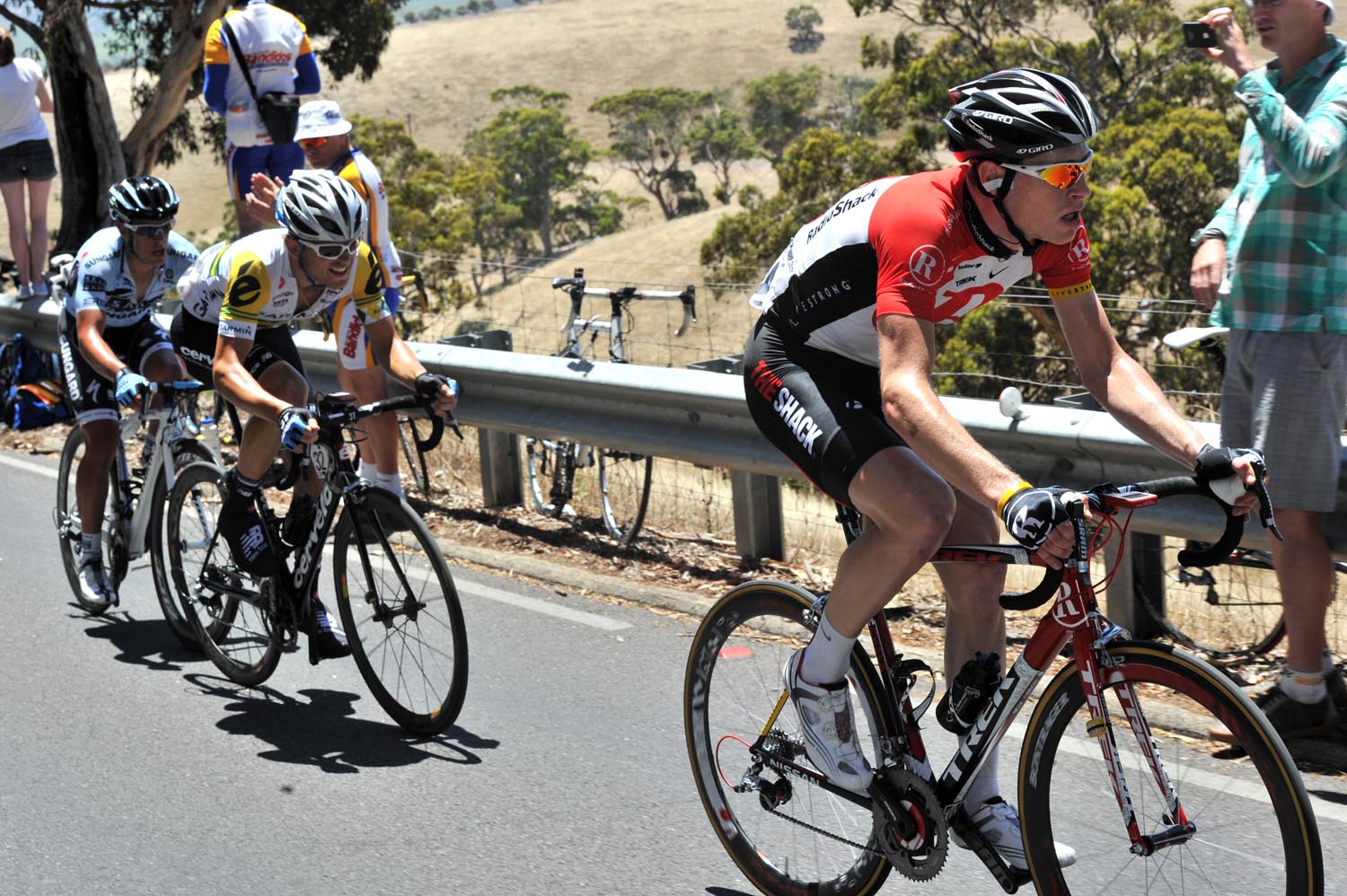 Ben Hermans in the escape, Tour Down Under 2011, stage five