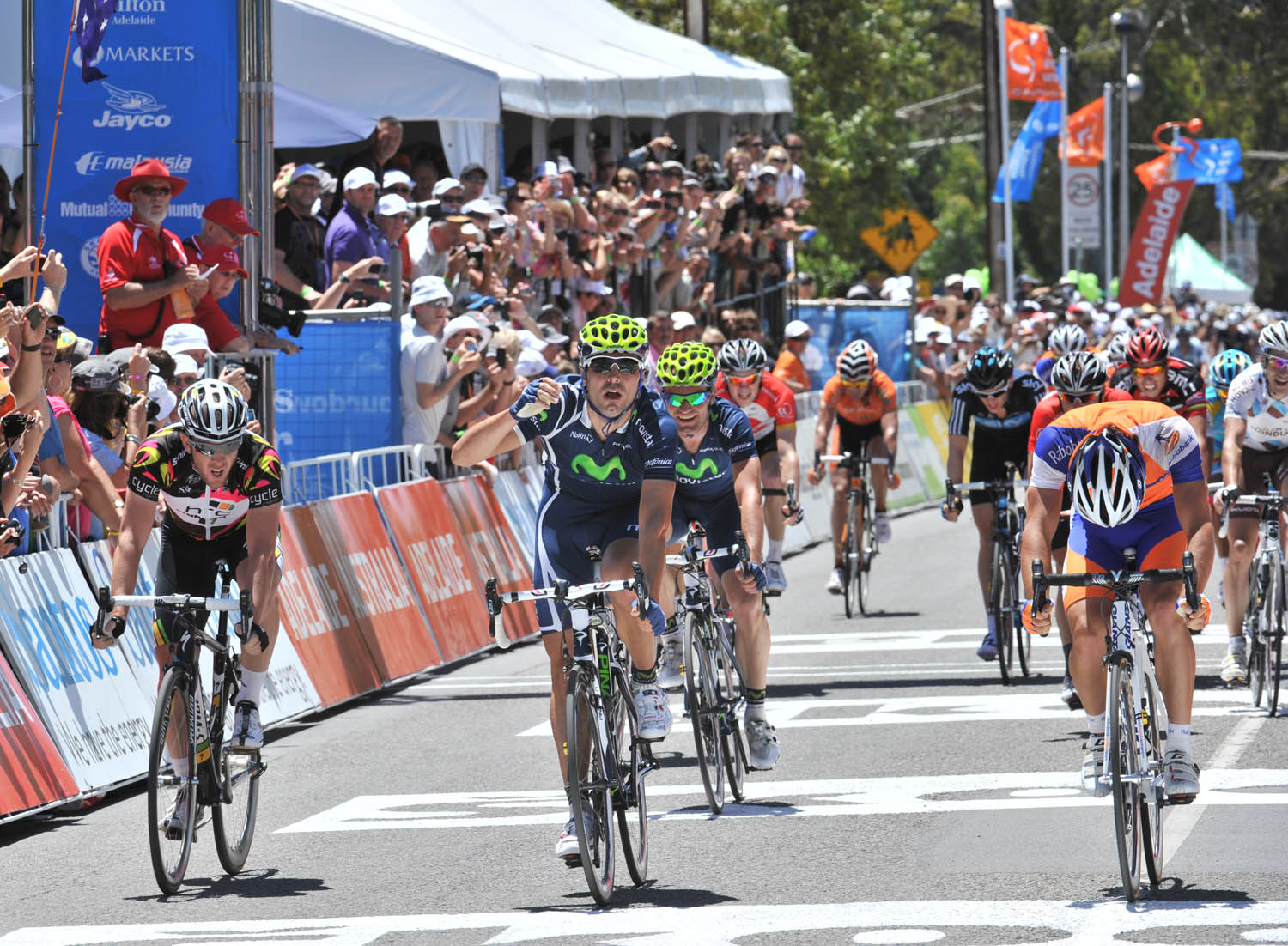 Francisco Ventoso wins, Tour Down Under 2011, stage five