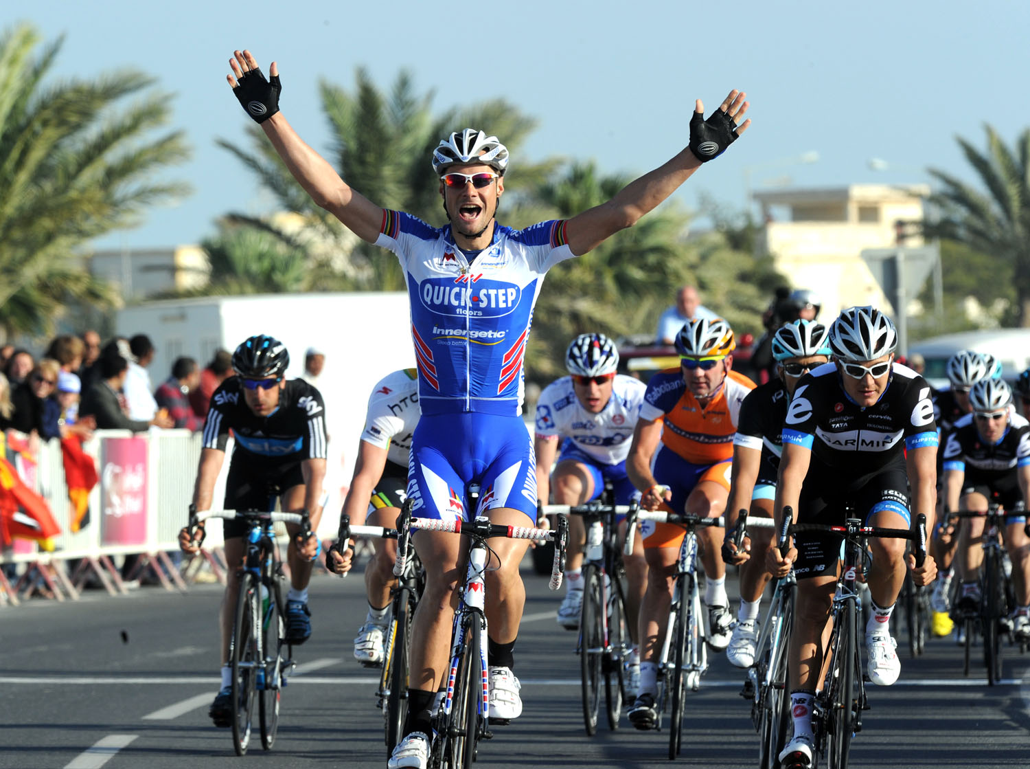 Tom Boonen wins stage, Tour of Qatar 2011, stage one Tom Boonen wins stage, Tour of Qatar 2011, stage one