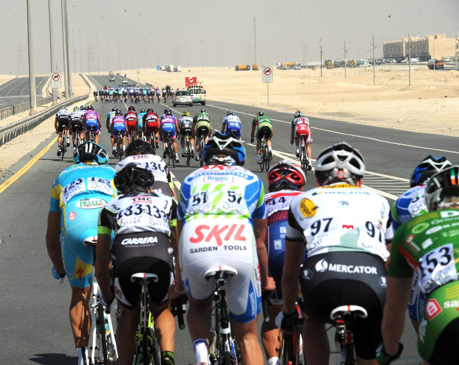 Winds, Tour of Qatar 2011, stage one
