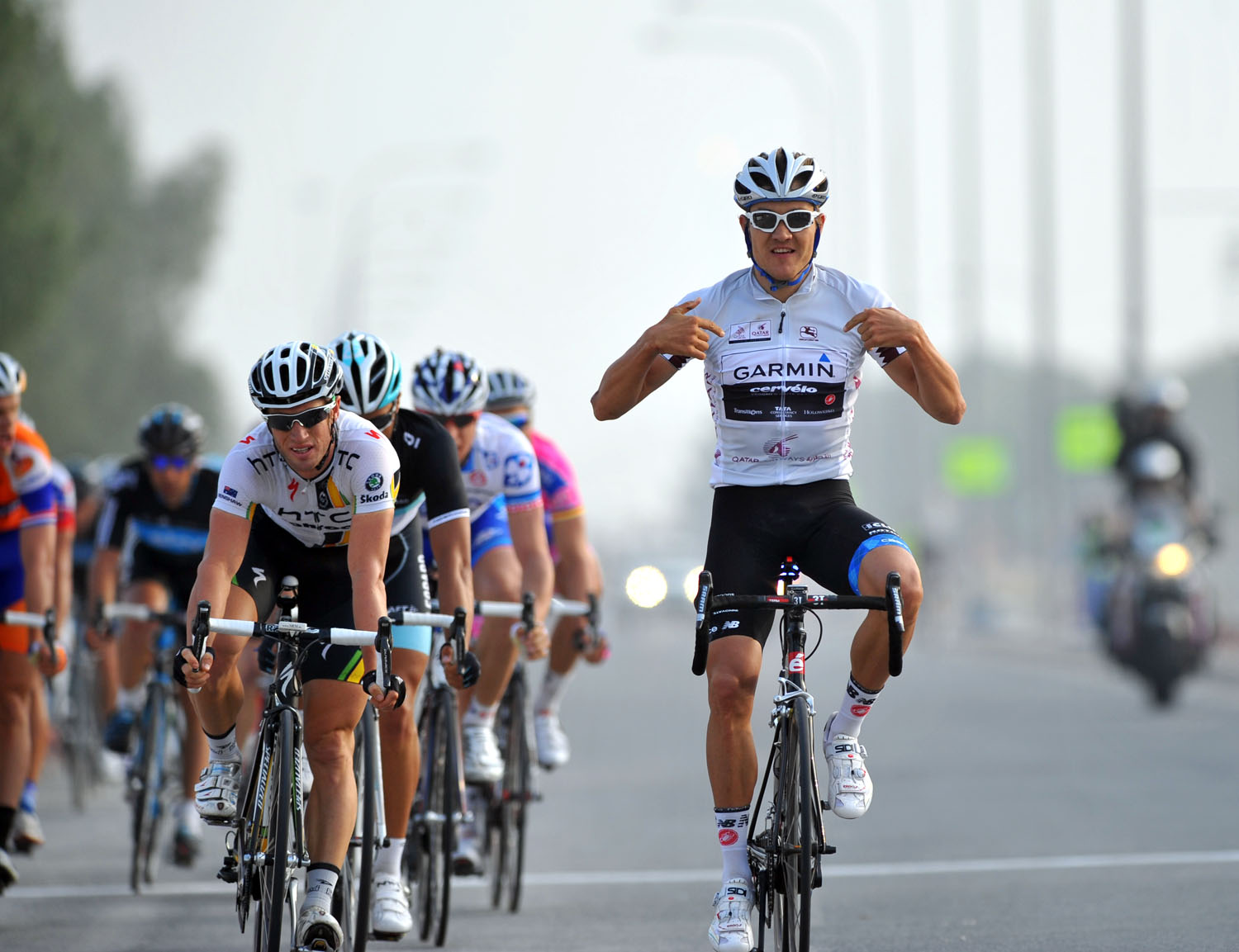 Heinrich Haussler wins, Tour of Qatar 2011, stage three Heinrich Haussler wins, Tour of Qatar 2011, stage three