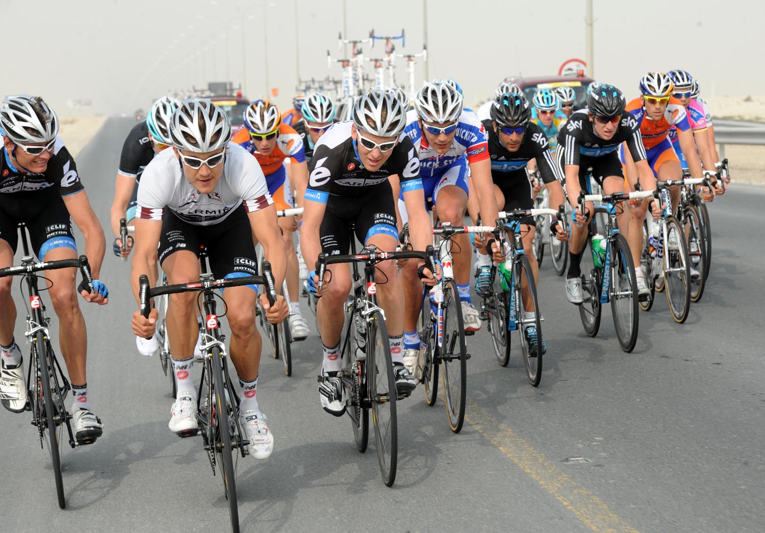Heinrich Haussler, Tour of Qatar 2011, stage three