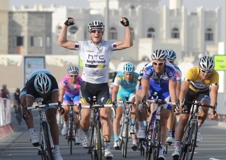 Mark Renshaw wins, Tour of Qatar 2011, stage four
