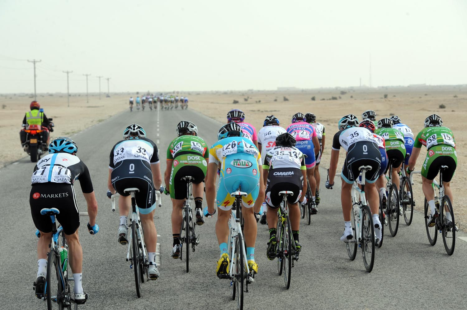 Wind, Tour of Qatar 2011, stage four