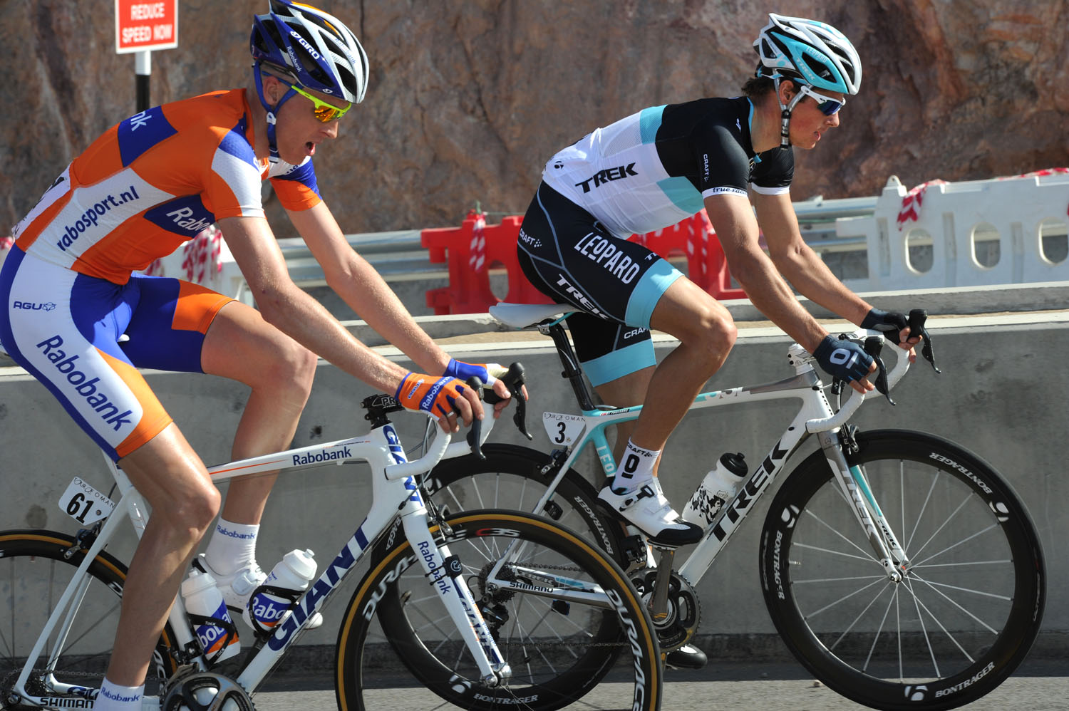 Jakob Fuglsang and Robert Gesink, Tour of Oman 2011, stage 2