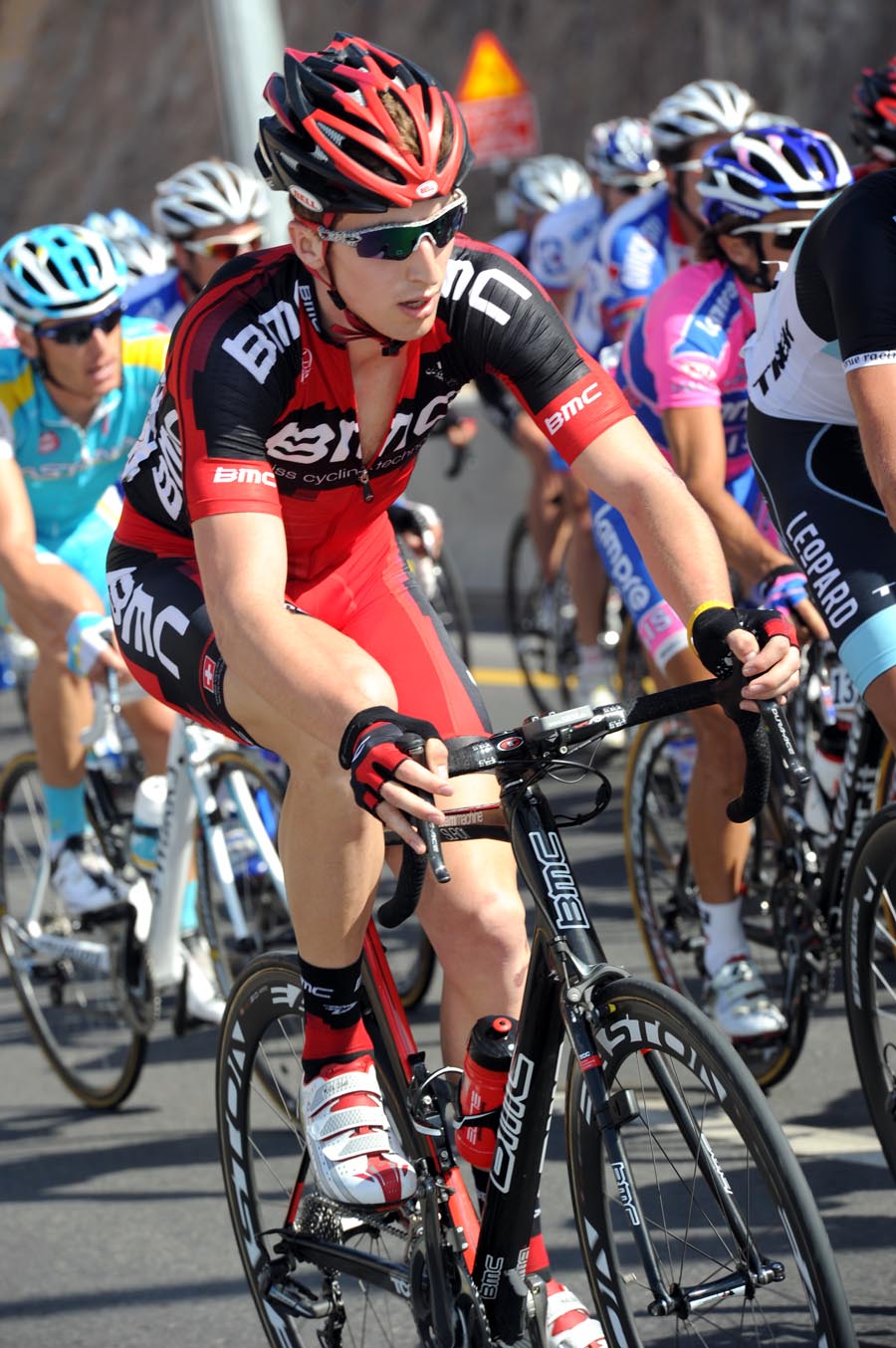 Taylor Phinney climbs, Tour of Oman 2011, stage 2