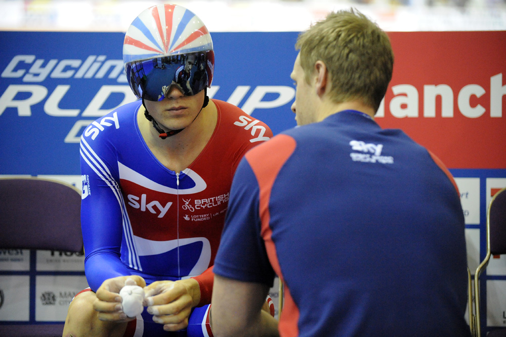 manchester track world cup 2011, track racing, cycling, ben swift, laura trott