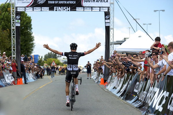 Kristian House Rapha Condor Sharp wins stage one Tour of South Africa.jpg kristian house, rapha condor sharp, tour of south africa, rapha, cycilng