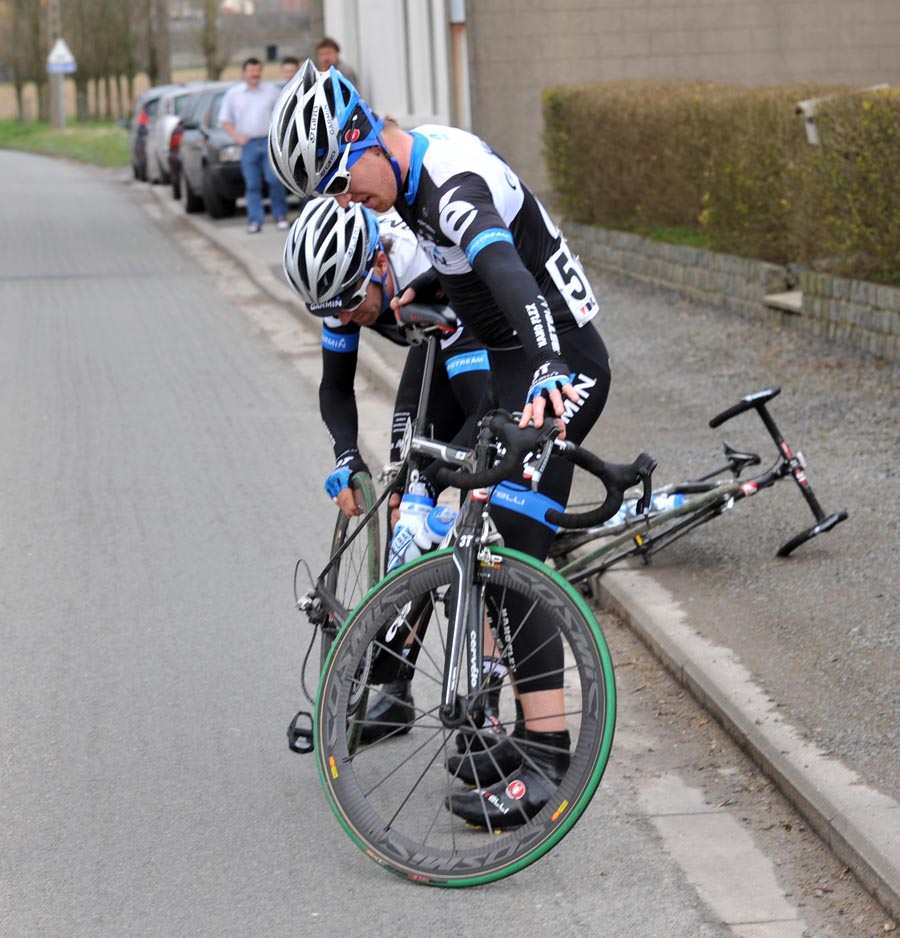 Tyler Farrar and Daniel Lloyd, Kuurne-Brussels-Kuurne 2011