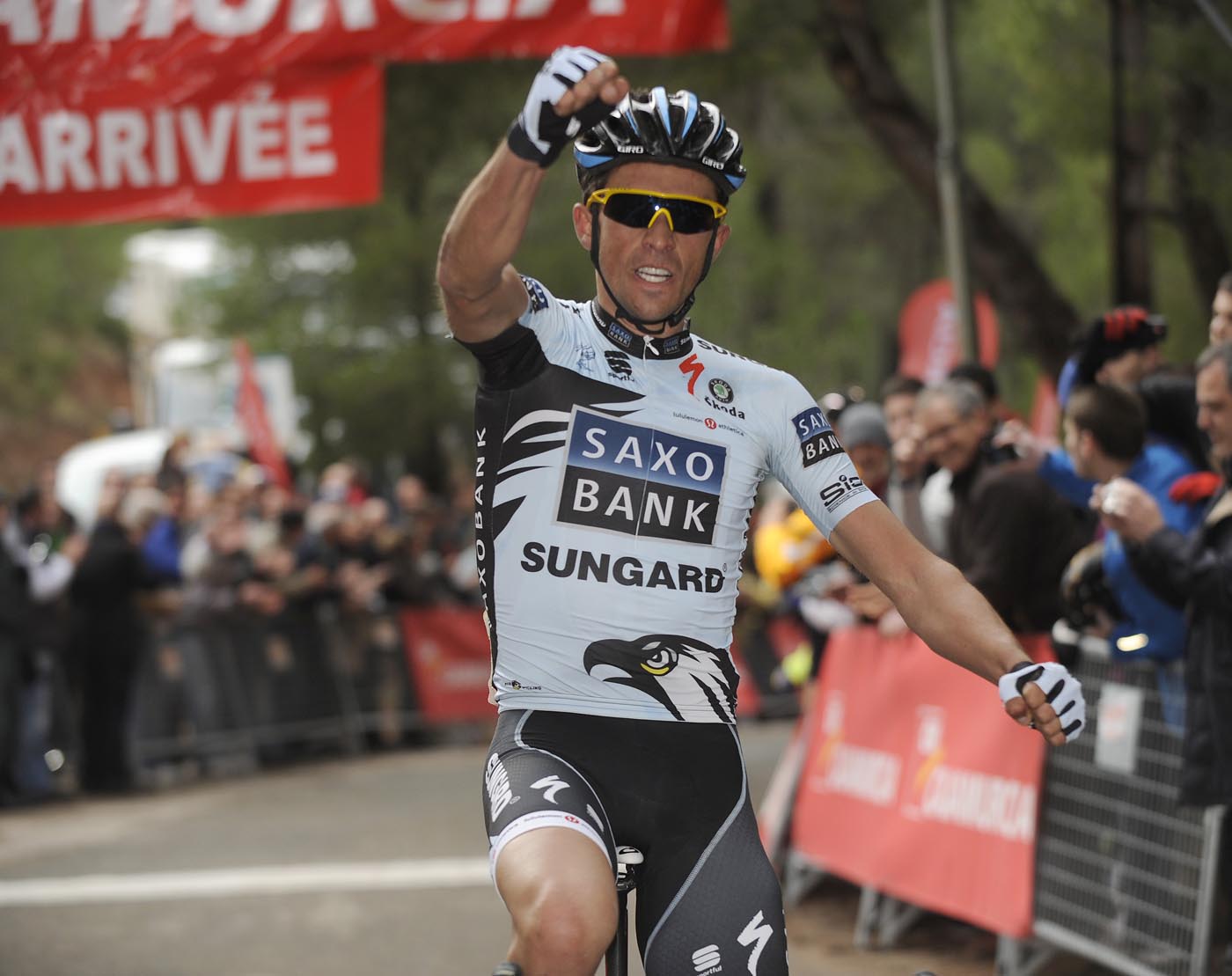 Alberto Contador wins stage, Tour of Murcia 2011, stage two Alberto Contador wins stage, Tour of Murcia 2011, stage two