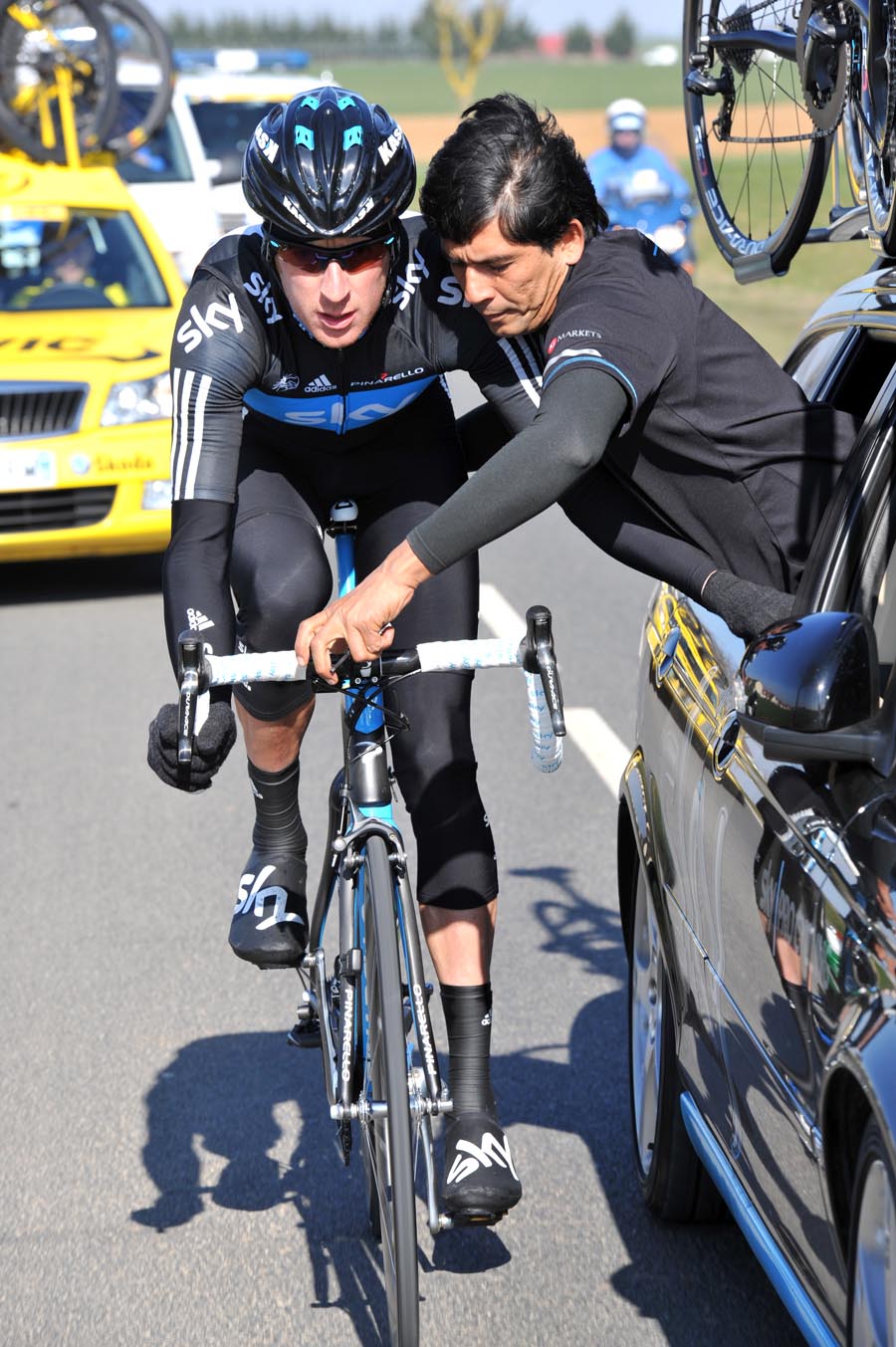 Bradley Wiggins, Paris-Nice 2011, stage two