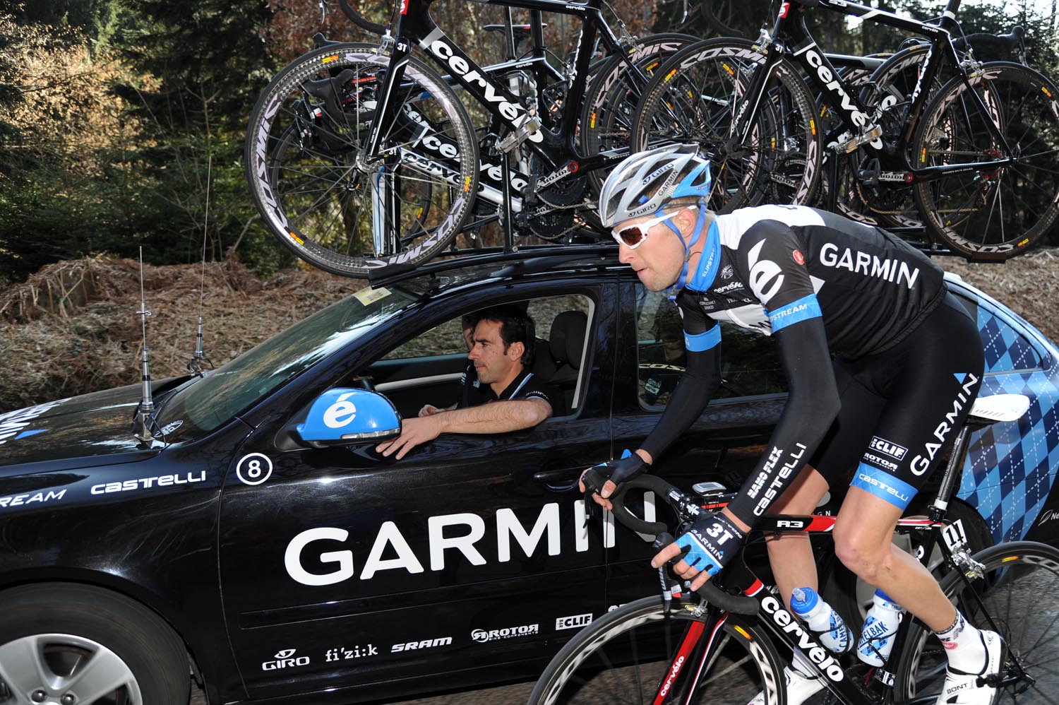 Ryder Hesjedal, Paris-Nice 2011, stage three Ryder Hesjedal, Paris-Nice 2011, stage three