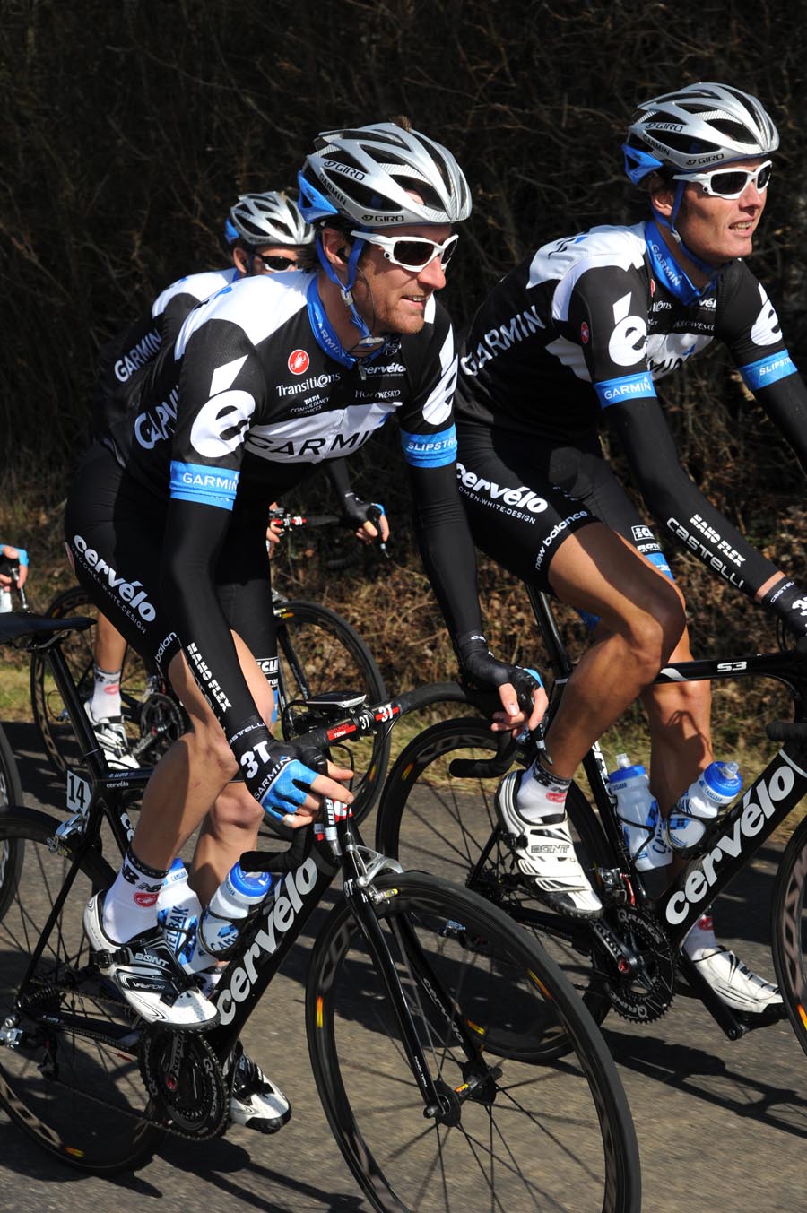 Daniel Lloyd and Johan Vansummeren, Paris-Nice 2011, stage three