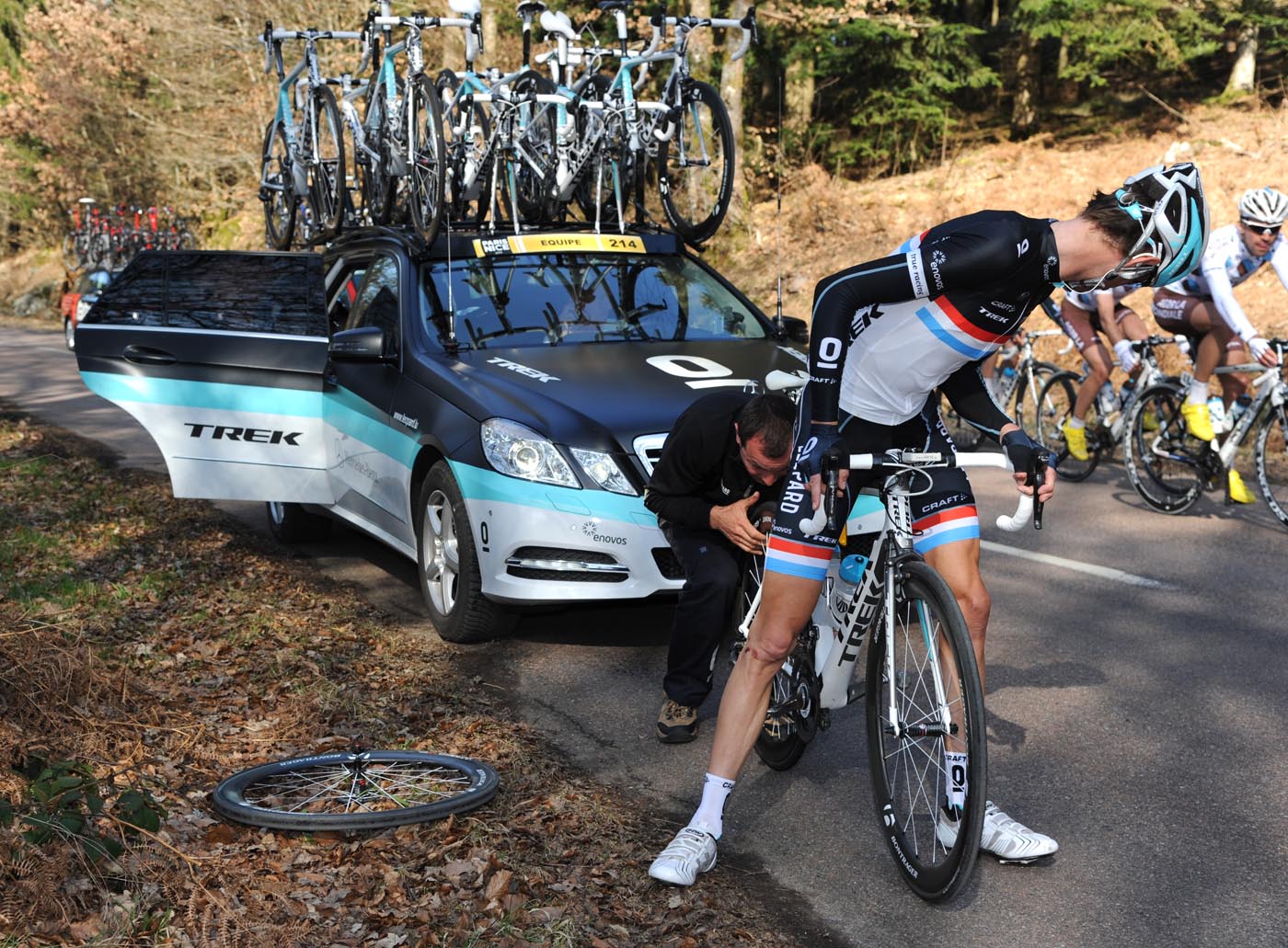 Frank Schleck, Paris-Nice 2011, stage three