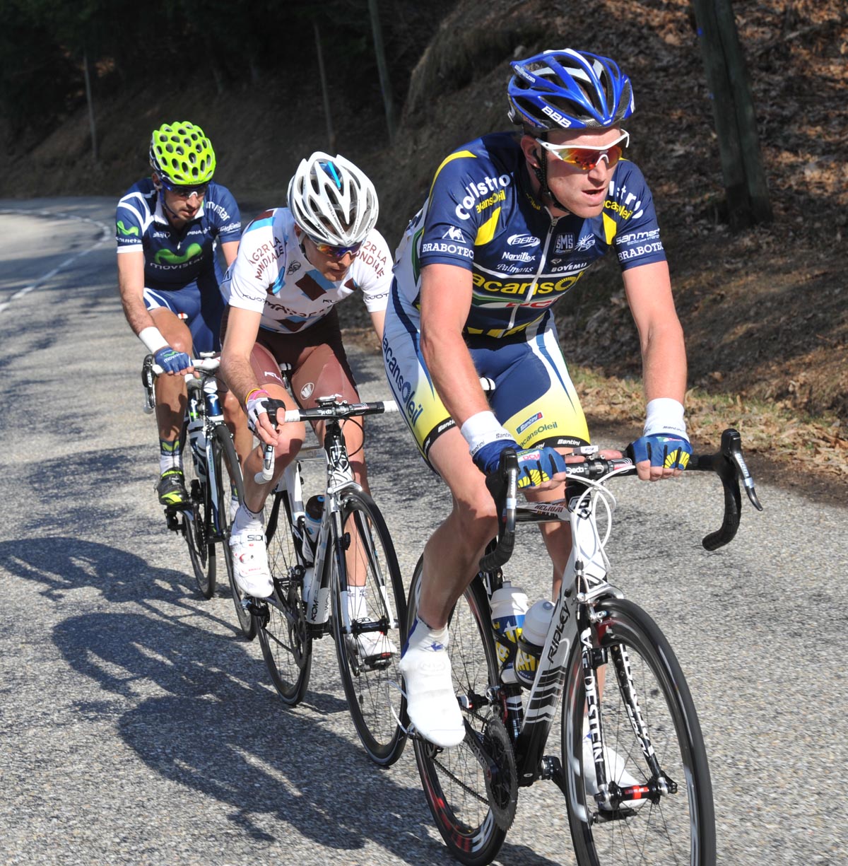 Lieuwe Westra attacks, Paris-Nice 2011, stage five
