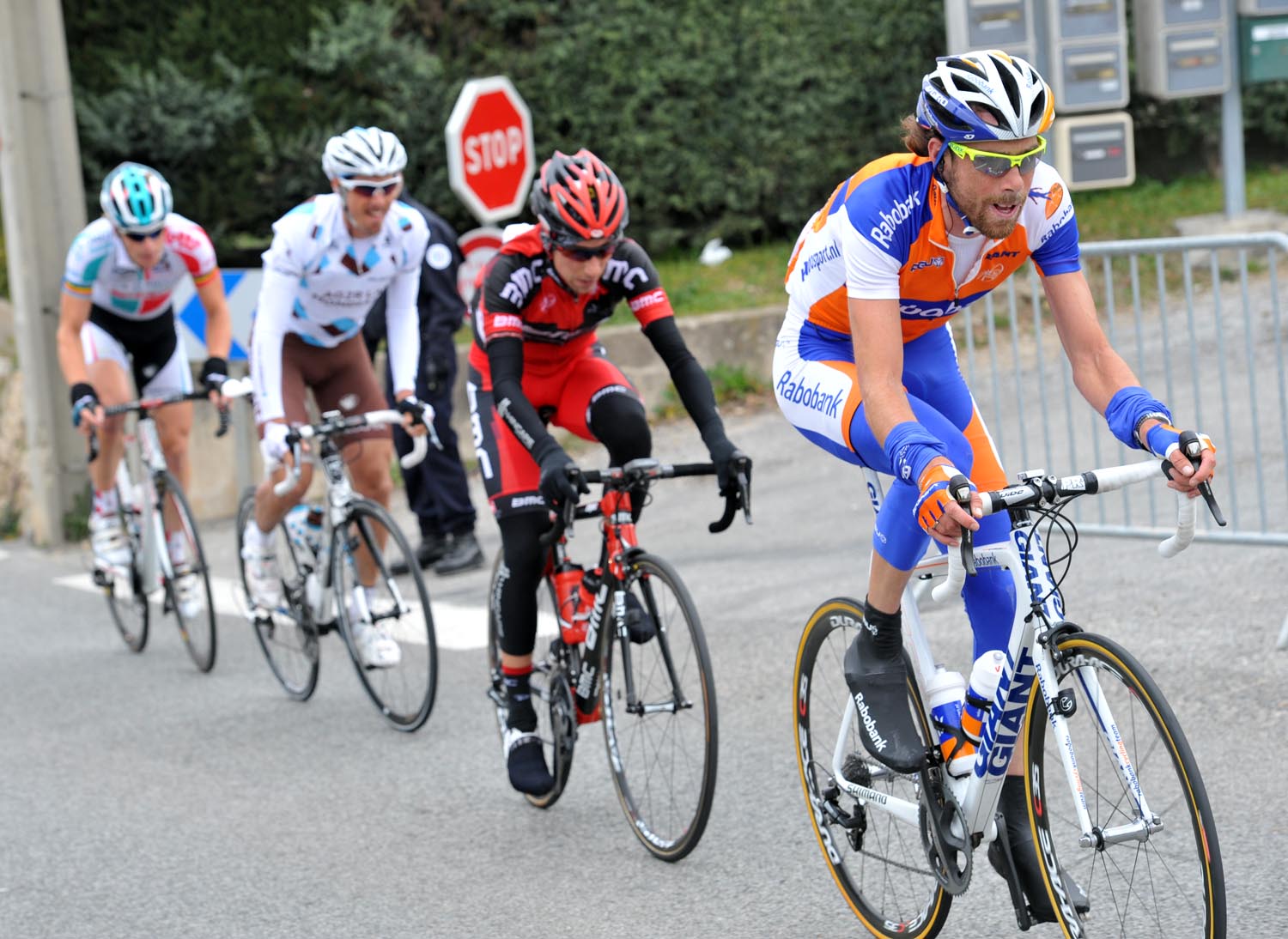 Laurens Ten Dam escape, Paris-Nice 2011, stage seven
