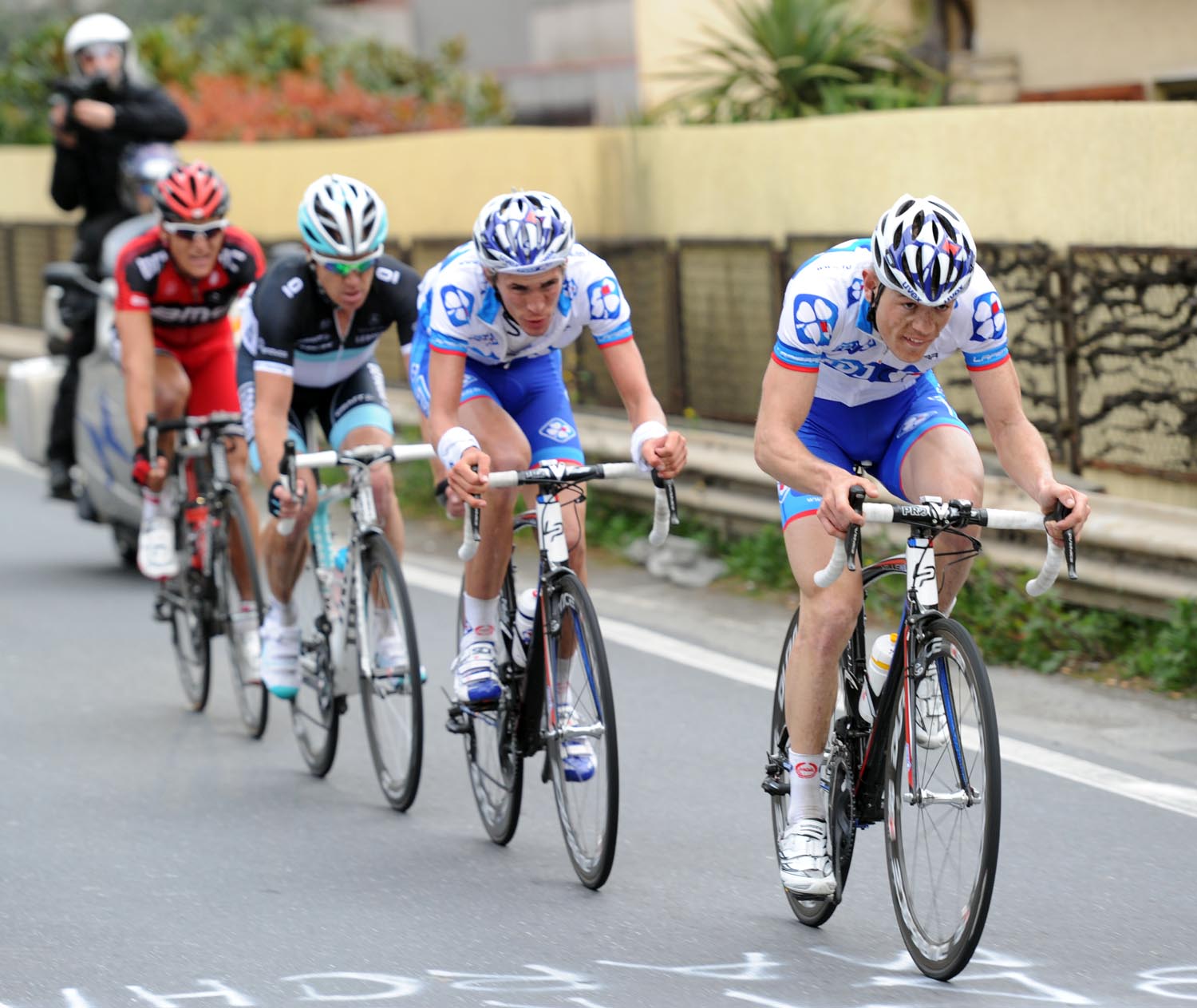 Steve Chainel escape, Milan-San Remo 2011