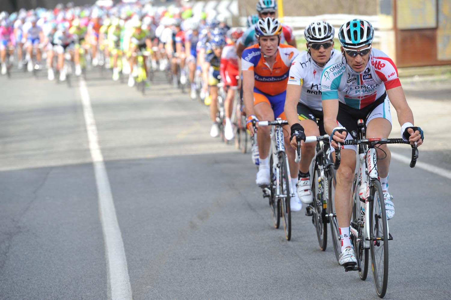 Omega Pharma-Lotto chase, Milan-San remo 2011