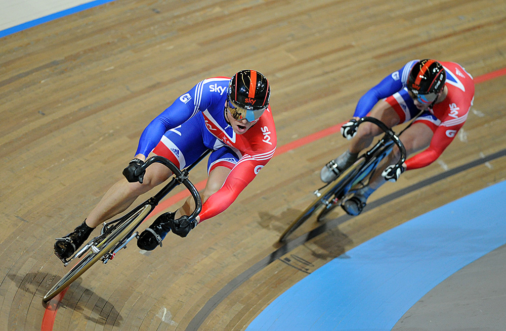 world track, track champs, 2011, mens sprint, bauge, kenny, hoy, colombia, points race, pendleton