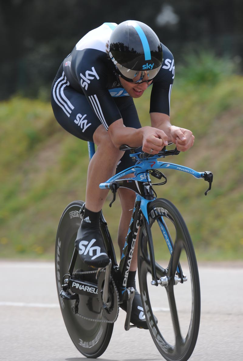 Alex Dowsett, Criterium International 2011, stage three time trial Alex Dowsett, Criterium International 2011, stage three time trial