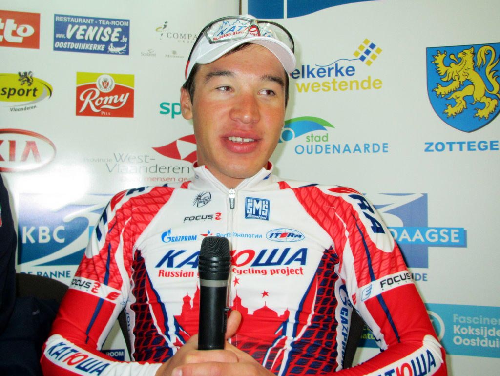 Denis Galimzyanov, Three Days of De Panne 2011, stage two
