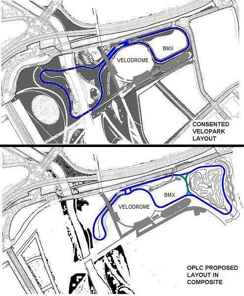 Velopark map, Eastway meeting March 2011 Velopark map, Eastway meeting March 2011