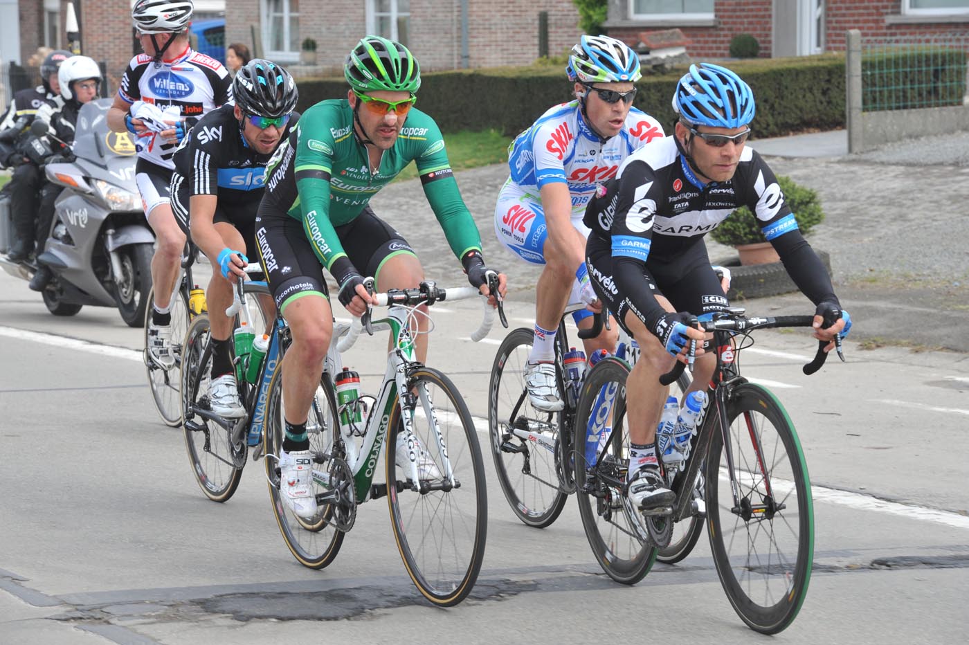 Roger Hammond escape, Tour of Flanders 2011 Roger Hammond escape, Tour of Flanders 2011