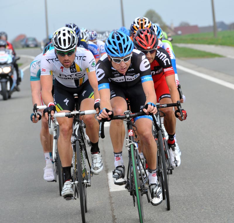 Wilson, Eisel chase, Tour of Flanders 2011